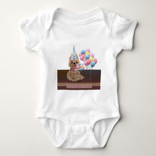 "Birthday Girl" Birthday Baby Bodysuit (Voorkant)