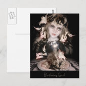 Birthday Girl Briefkaart (Voorkant / Achterkant)