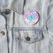 Birthday Girl Butterfly Button (In situ)