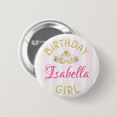Birthday Girl Button (Voorkant /achterkant)