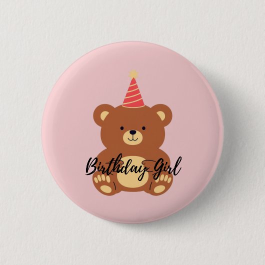 Birthday Girl Button (Voorkant)