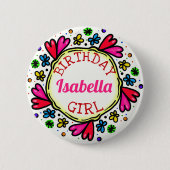 Birthday Girl Button (Voorkant)