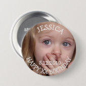 Birthday Girl Button (Voorkant /achterkant)