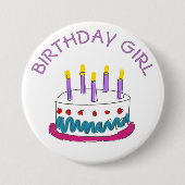 Birthday Girl Button (Voorkant)