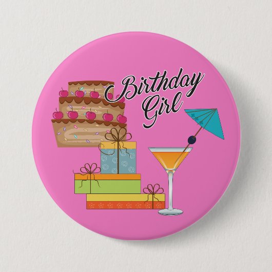 Birthday Girl Button (Voorkant)