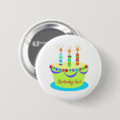 Birthday Girl Button (Voorkant /achterkant)