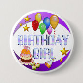Birthday Girl ~ Button # 2 (Voorkant)