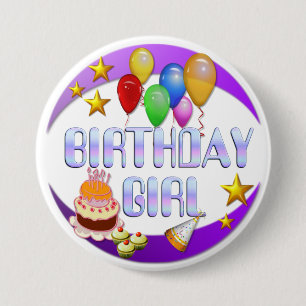 Birthday Girl ~ Button # 2