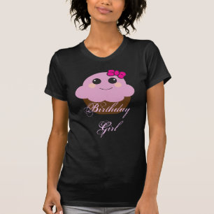 Birthday Girl cupcake t-shirt
