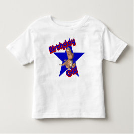 Birthday Girl Cute Dinosaur T-Shirt