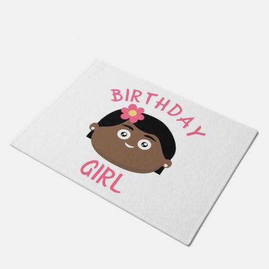 Birthday Girl Deurmat (Schuin)
