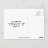 Birthday Girl Dinosaur Cute Photo Briefkaart (Achterkant)