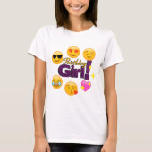Birthday Girl (emojis) T-shirt (Voorkant)