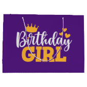 Birthday Girl Groot Cadeauzakje (Achterkant)