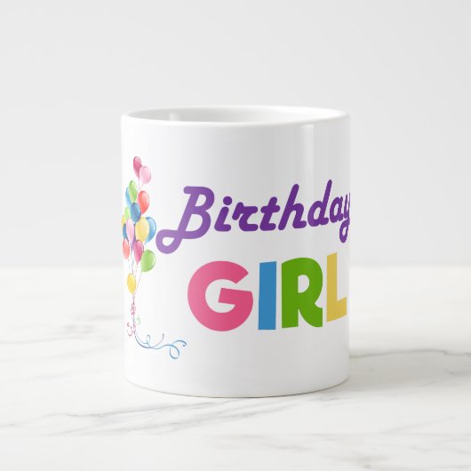 Birthday Girl Grote Koffiekop (Voorkant)