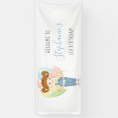 Birthday Girl in Overalls Redhead Spandoek (Verticaal)