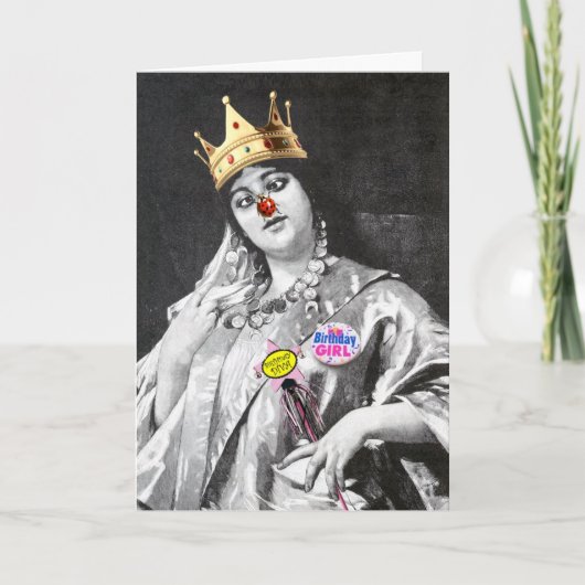 Birthday Girl Kaart (Voorkant)