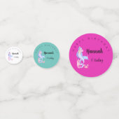 Birthday Girl Mermaid-thema Confetti (Voorkanten)