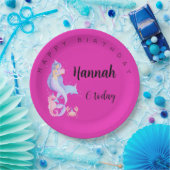 Birthday Girl Mermaid-thema Papieren Bordje (Feest)