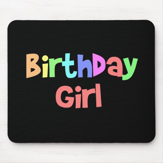 Birthday Girl Muismat (Voorkant)