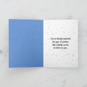 Birthday Girl op Party Balloon Kaart (Binnen)