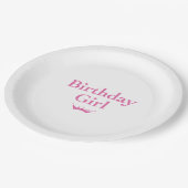 Birthday Girl Papieren Bordje (Gekanteld)