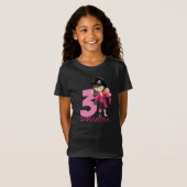 Birthday GIRL ParrotParty Pirate 3rd Name T-Shirt (Voorkant volledig)