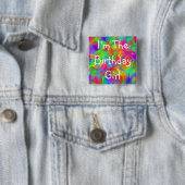 Birthday Girl Party Button (In situ)