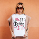 Birthday Girl Personalized Birthday Squad Matching T-shirt<br><div class="desc">Op zoek naar een verjaardagscadeau dat je feest compleet maakt? Kijk niet verder dan de shirten van onze verjaardagsbemanning. Deze stijlvolle t - shirts zijn perfect voor elke dag van het verjaardagsfeest. Onze overeenkomende shirten zijn een groot geschenk voor je vrienden en familie, en kunnen samen worden gedragen als een...</div>