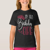 Birthday Girl Personalized Birthday Squad Matching T-shirt (Voorkant)