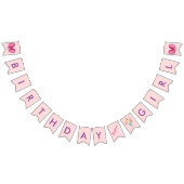 Birthday Girl Personalized Vlaggetjes (Alle)