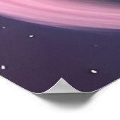 Birthday Girl Pink Baby Unicorn Poster (Hoek)