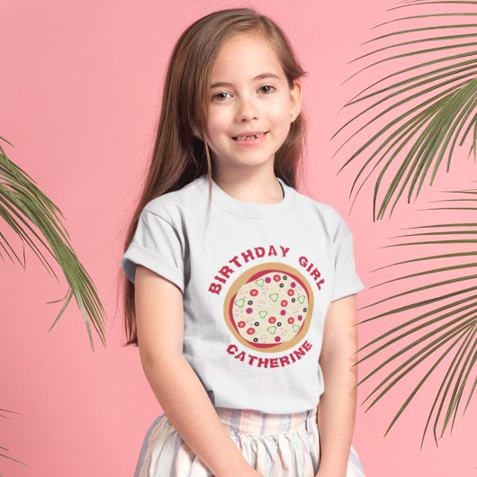 Birthday Girl Pizza T-shirt