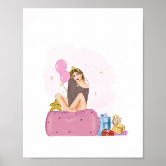 birthday girl poster (Voorkant)