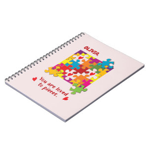 Birthday Girl Puzzle Love to Piecces Notitieboek