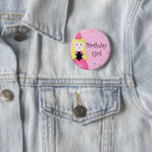 Birthday Girl Ronde Button 5,7 Cm (In situ)