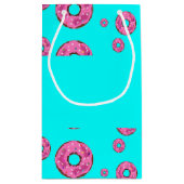 Birthday girl Roze crème donuts Klein Cadeauzakje (Achterkant)