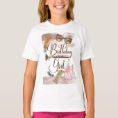 Birthday Girl Spa Party T-shirt (Voorkant)