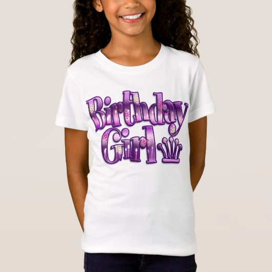 Birthday Girl T-shirt (Voorkant)
