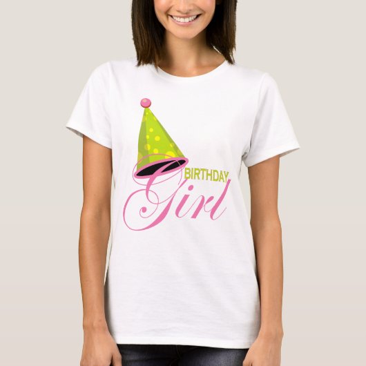 Birthday Girl T-shirt (Voorkant)