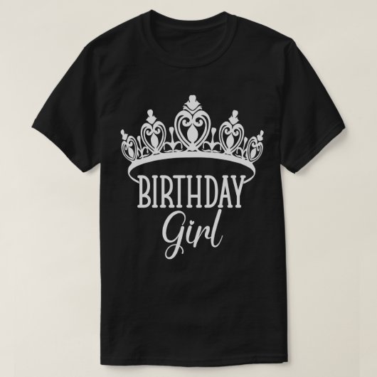 Birthday Girl T-shirt (Design voorkant)