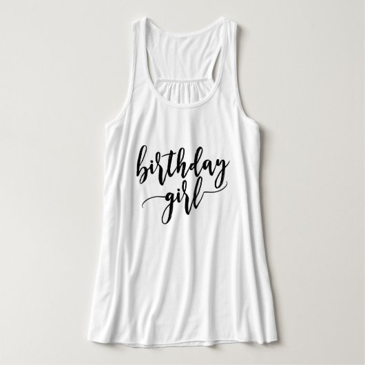 Birthday Girl Tanktop (Design voorkant)