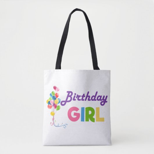 Birthday Girl Tote Bag (Voorkant)