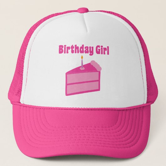 Birthday Girl Trucker Pet (Voorkant)