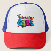 Birthday Girl Trucker Pet (Voorkant)