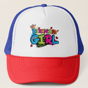Birthday Girl Trucker Pet
