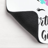 Birthday Girl Unicorn Muismat (Hoek)