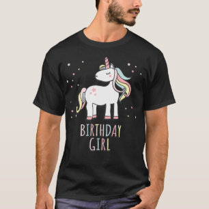 Birthday Girl Unicorn T-shirt
