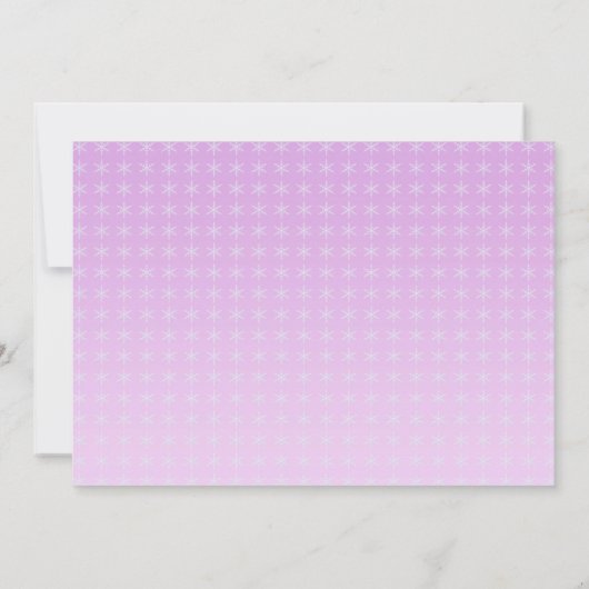 Birthday Girl Winter Onederland uitnodiging (Achterkant)