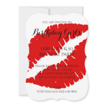 'Birthday Girl's Fabulous & 50 Bright Red Lipstick